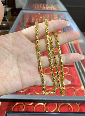 足金包银全家福橄榄珠霸气送老公