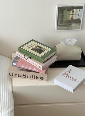 采购产品假书英文模拟书装饰书时尚休闲粉色软装桌面装饰饰品摄影