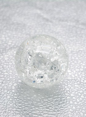 水晶玻璃冰d裂风水球轮假山流水喷泉招财转运珠开业礼加湿器摆件