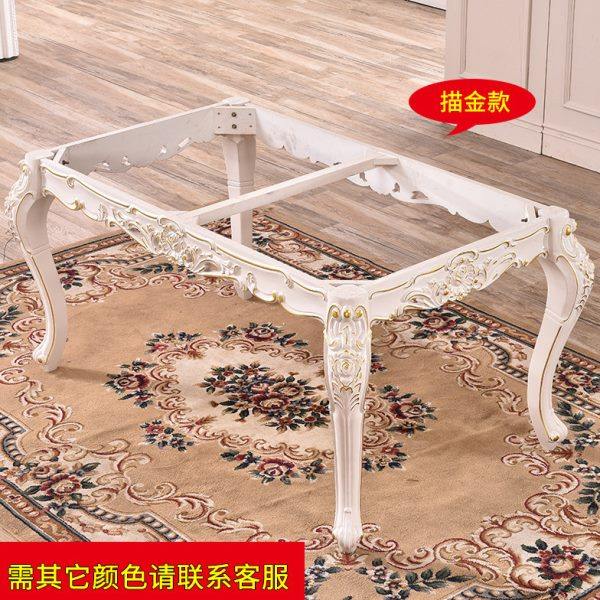 欧式大理石餐桌椅组合大小户型实木雕花餐厅饭桌子家用长方形餐台,淘宝优惠券,粉丝福利购,淘宝优惠卷