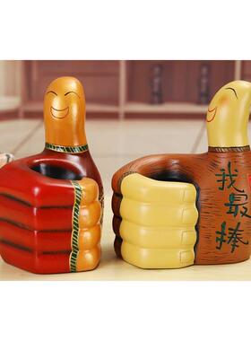 个性笔筒学生男孩桌面摆件创意实用生日礼物励志儿童书房装饰用品