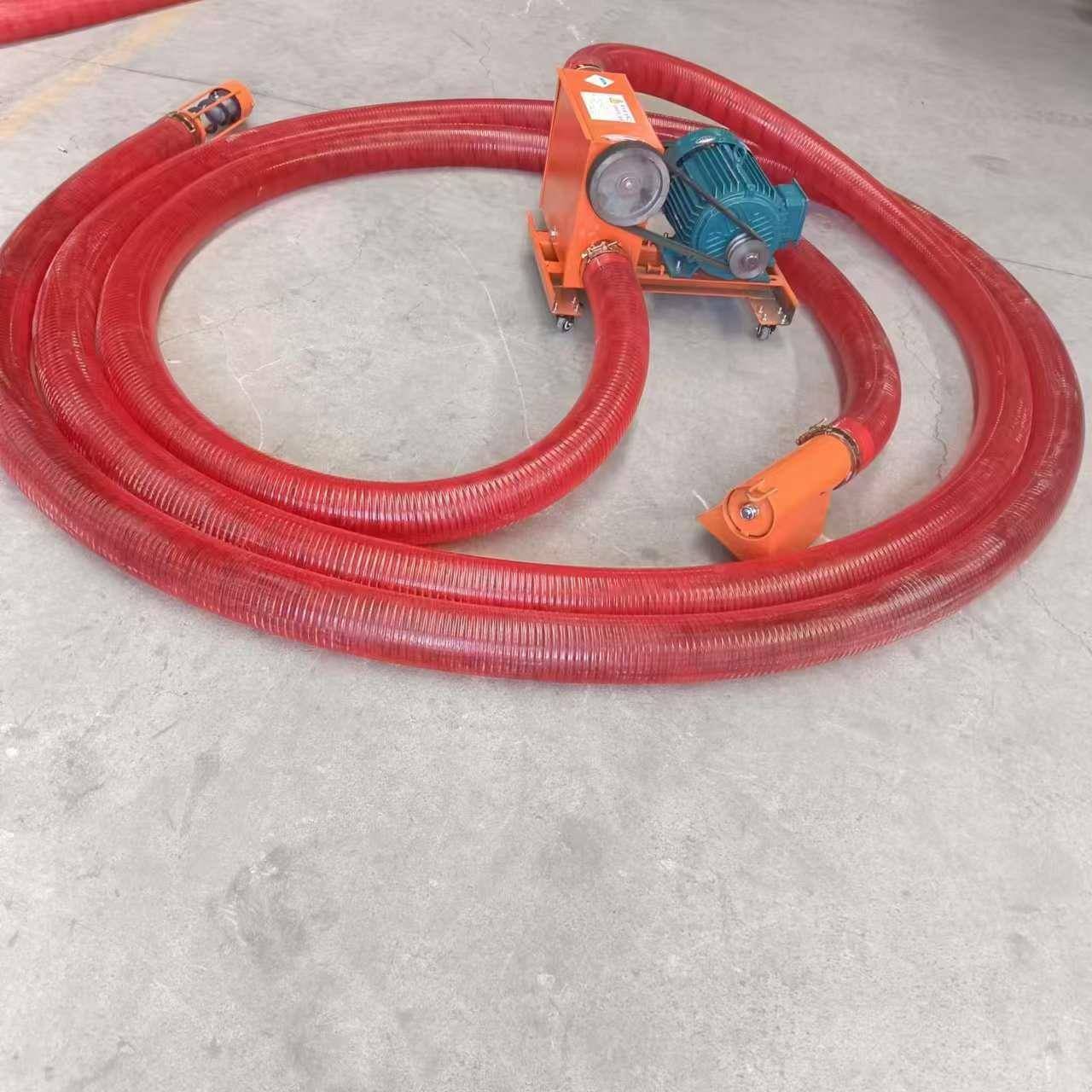 工业软管式吸沙机工地用运输抽沙机大管径螺旋驱动化工粉末抽灰机 - 图2