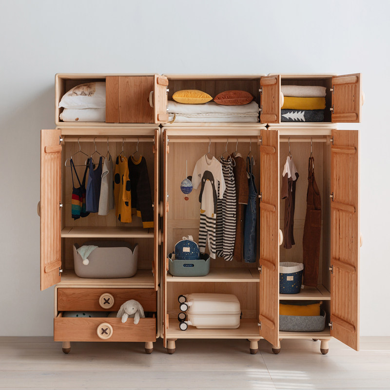 上形孩在 新品 成长纽扣衣柜 可叠加可加高儿童衣柜储物柜儿童房,淘宝优惠券,粉丝福利购,淘宝优惠卷