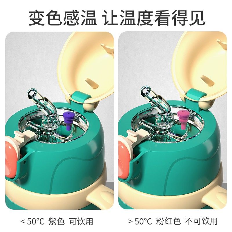 儿童保温杯宝宝喝水杯子学饮杯外出水杯鸭嘴婴儿奶瓶幼儿园吸管杯,淘宝优惠券,粉丝福利购,淘宝优惠卷
