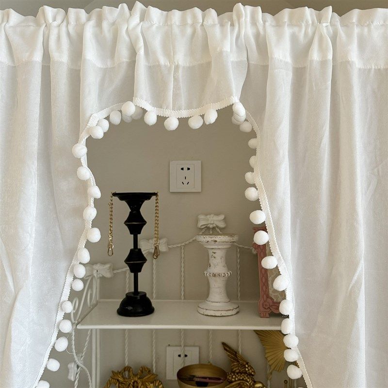 南法长幔半帘美式厨房窗帘门帘穿杆可定制,淘宝优惠券,粉丝福利购,淘宝优惠卷