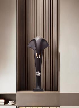 招财吉象摆件高级感电视柜落地摆件客厅玄关办公室装饰品乔迁礼物