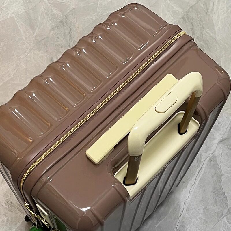 双层防爆拉链款行李箱2025新款拉杆箱女20寸小型登机多功能密码箱,淘宝优惠券,粉丝福利购,淘宝优惠卷