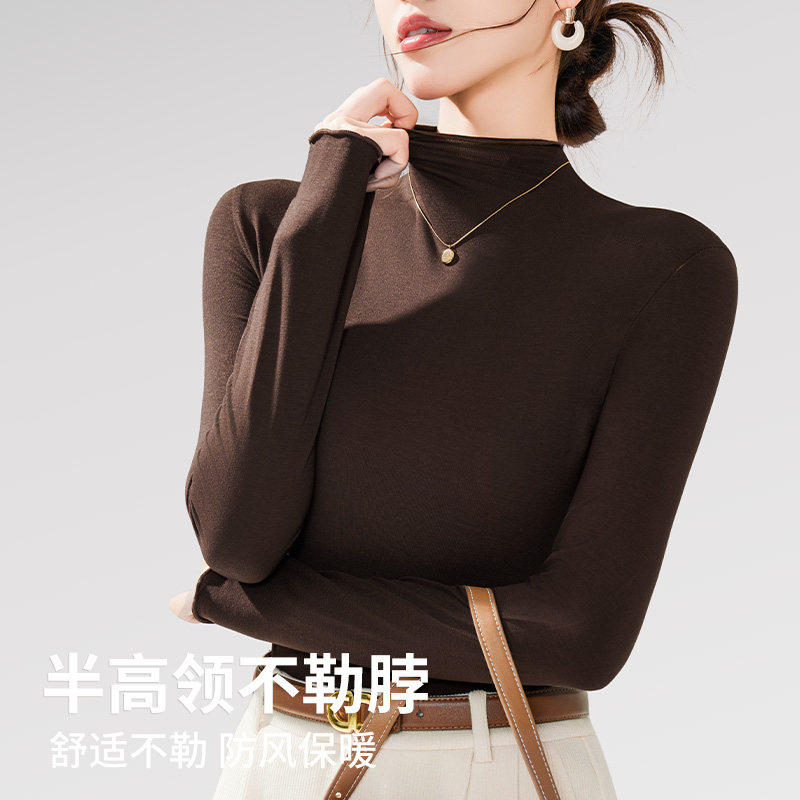 【百人验货】半高领打底衫内搭上衣