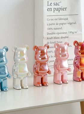 网红暴力熊储存钱罐家居装饰品桌面客厅卧室内电视柜酒柜玄幻摆件