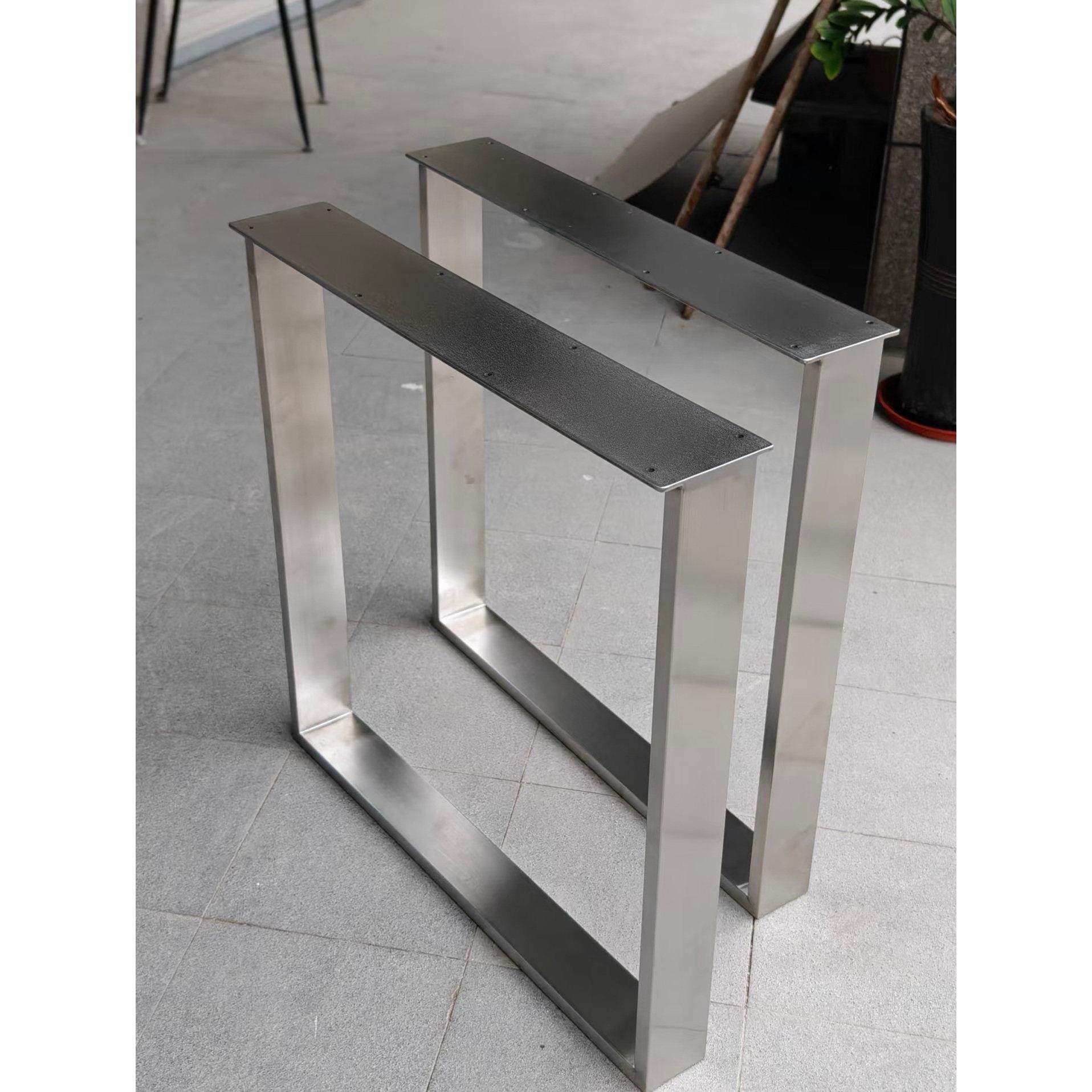 不锈钢桌腿大板支架桌子腿餐桌脚支架口字型吧台腿支撑腿书桌桌架,淘宝优惠券,粉丝福利购,淘宝优惠卷