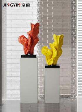 采购产品客厅摆件，大型雕塑装置，落地式手工艺品，门厅，楼梯间