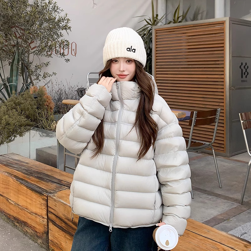 MSHR[排骨羽绒服]户外轻量连帽羽绒服女2025新款保暖冬季短款外套,淘宝优惠券,粉丝福利购,淘宝优惠卷