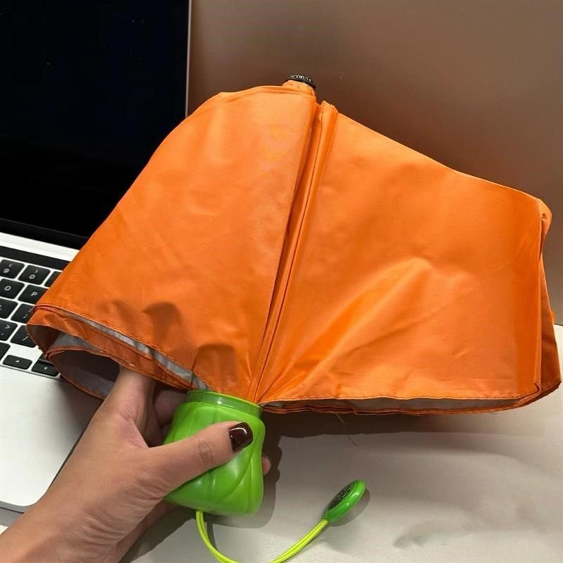 胡萝卜雨伞创意卡通茄子雨伞胡萝卜辣椒折叠雨伞茄子送朋友小礼物,淘宝优惠券,粉丝福利购,淘宝优惠卷