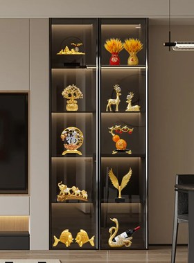 新中式高档套装家居玄关摆件客厅电视柜轻奢风办公室酒柜装饰品