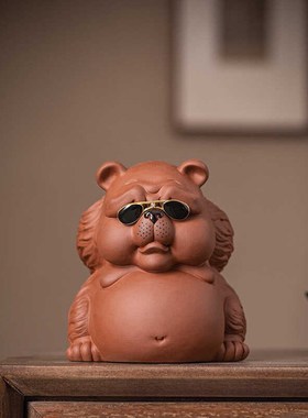 可爱萌熊储钱罐家居装饰摆件家用客厅办公室玄关桌面摆设茶桌茶室