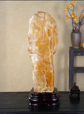 顶爷奇石原石靠山石装饰收藏摆件