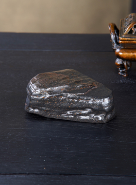 顶爷奇石原石靠山收藏戈壁石摆件