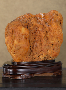 顶爷奇石原石靠山石装饰收藏摆件