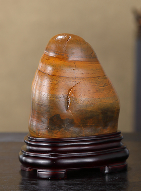 顶爷奇石原石靠山石装饰收藏摆件