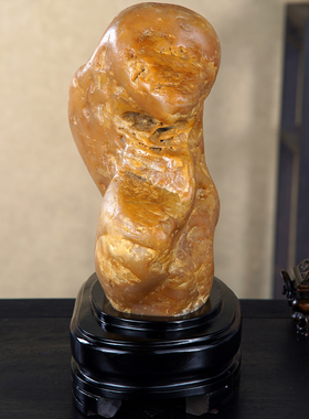 顶爷奇石原石靠山石装饰收藏摆件