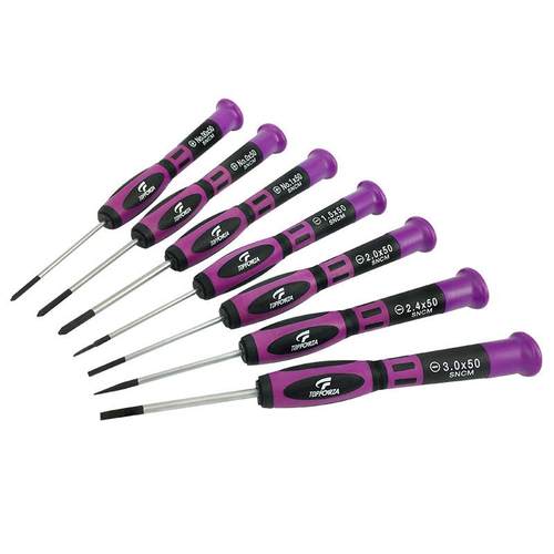 拓伏锐SD-0571 精密螺丝刀套装进口小十字一字带磁起子组螺丝批组 - 图1