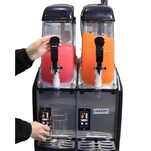 红糖沙冰雪泥机商用雪融机冰沙饮料机自动啤酒雪泡冰机冰之乐冷饮 - 图0