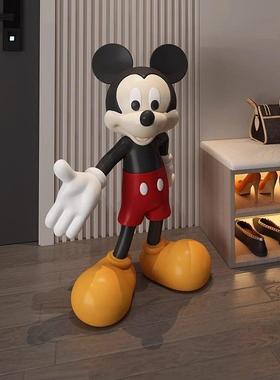 潮玩卡通米奇摆件老鼠网红手办玄关开业礼品客厅电视柜乔迁送礼