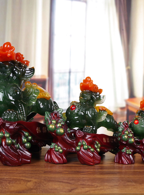 招财貔貅摆件大号皮丘葫芦装饰家居办公室开张新店铺开业工艺礼品