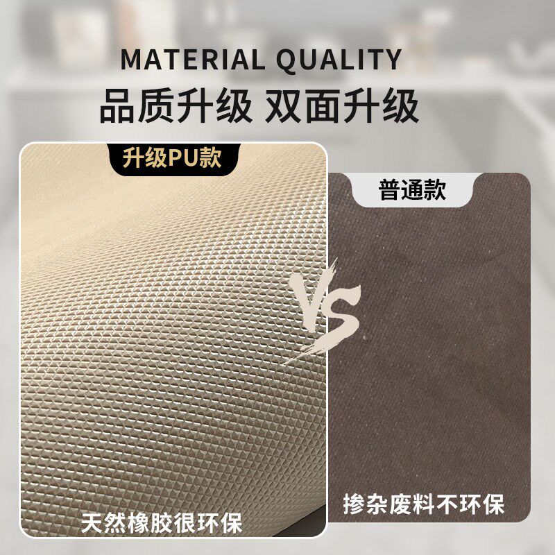 Kitchen floor mats are waterproof and oil-proof, scrubbing-free, dirt-resistant, full-cover E-foot mats, household PVC anti-slip door mats and carpets