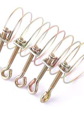 水管接头手拧双钢丝喉箍接头手柄镀锌管箍消防水带卡箍