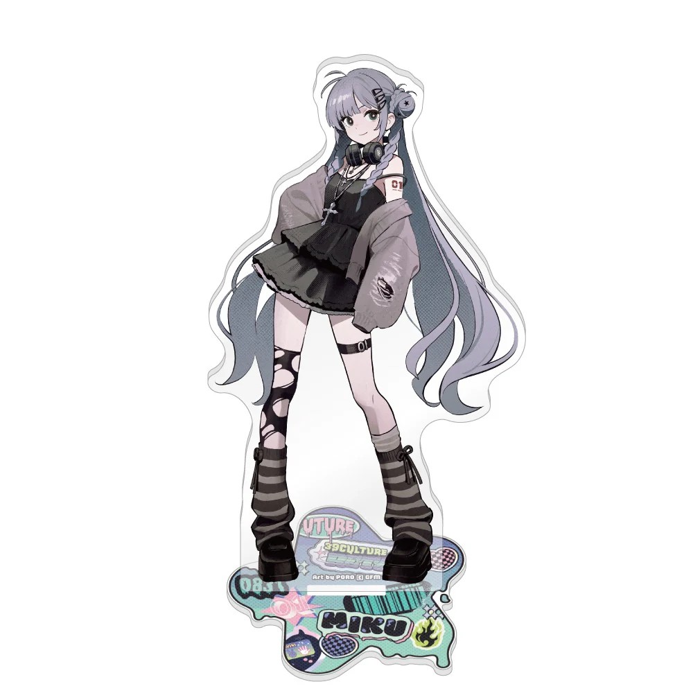 初音未来 MIKU cocollabo RETRO POP 徽章吧唧立牌 11月预定 - 图0