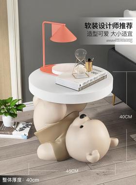 韵灿大型元气熊客厅落地摆件家居装饰品电视柜沙发旁床头乔迁礼物