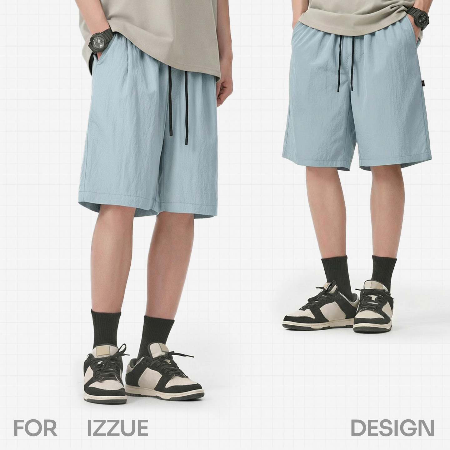 it izzue短裤男士夏季新款轻薄透气五分裤户外跑步健身运动裤子4P,淘宝优惠券,粉丝福利购,淘宝优惠卷