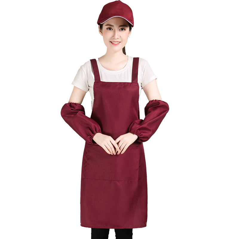 围裙定制logo印字广告女士韩版时尚围裙厨房工作服装DIY订做围腰,淘宝优惠券,粉丝福利购,淘宝优惠卷