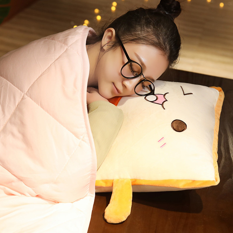 卡通抱枕被子两用沙发靠垫办公室午睡G毯子折叠汽车靠枕空调被冬,淘宝优惠券,粉丝福利购,淘宝优惠卷