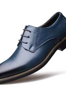 样板房衣帽间尖头男皮鞋衣柜陈列摆件道具软装饰品商务英伦风男鞋