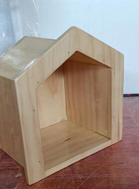 木制头质杰瑞门洞小房子小夜灯角落老鼠装饰小木屋定制品家具灯具
