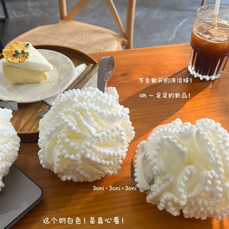 奶油泡芙!不开的浴球!新款加厚洗澡可以搓出很多泡沫的沐浴球!,淘宝优惠券,粉丝福利购,淘宝优惠卷