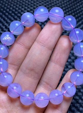 天然紫玉晶冰种果冻感紫水晶手链女梦幻紫甜美饰品一物一图送礼物