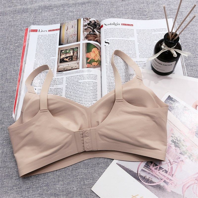 小胸立挺显大不跑杯无痕文胸罩女调整型防走光加厚馒头杯聚拢内衣 - 图2