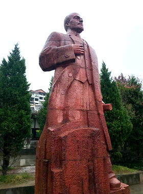 博物馆石雕人物列宁塑像户外艺术品雕塑制作厂家户外大型铸铜雕像