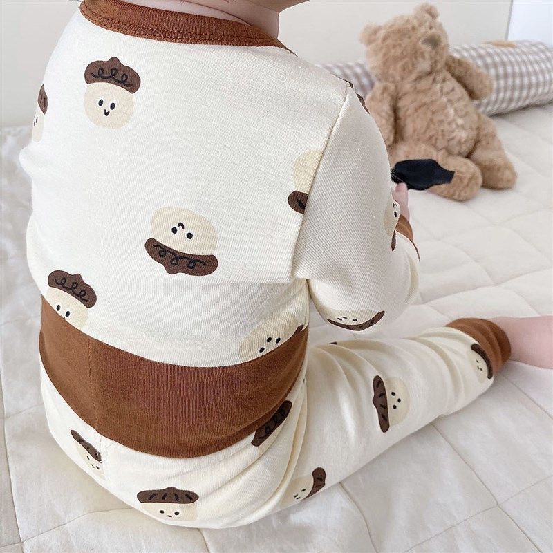 婴幼儿童内衣棉高腰护肚秋冬厚款男女睡衣宝宝无骨秋衣秋裤套装,淘宝优惠券,粉丝福利购,淘宝优惠卷