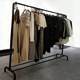Clothes rack floor-standing folding storage rack indoor single-rod hanging clothes rack bedroom household simple clothes rack