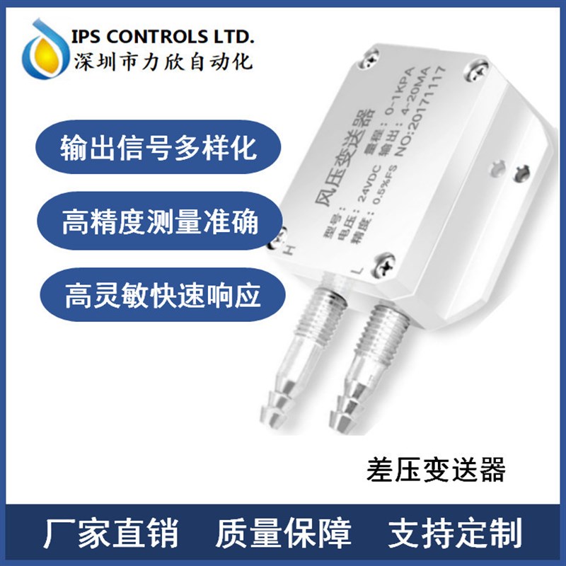 风压变送器 微压高精度气体锅炉通风炉膛负压4-20mA风差压传感器 - 图1