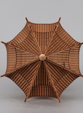 中式禅意传统古建筑模型八角亭子木质工艺品售楼部样板间博古架