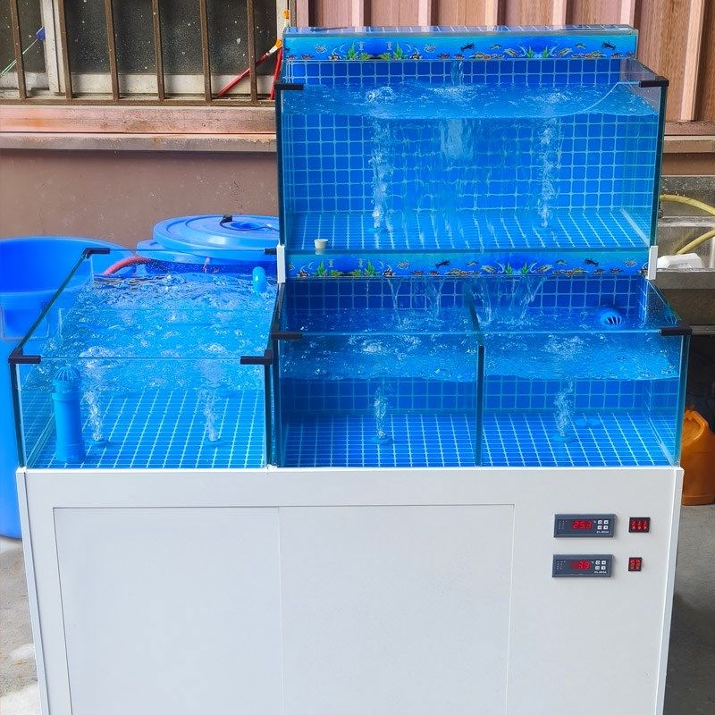 海鲜鱼缸商用海鲜池恒温制冷一体饭店超市专用移动水产海鲜缸定做,淘宝优惠券,粉丝福利购,淘宝优惠卷