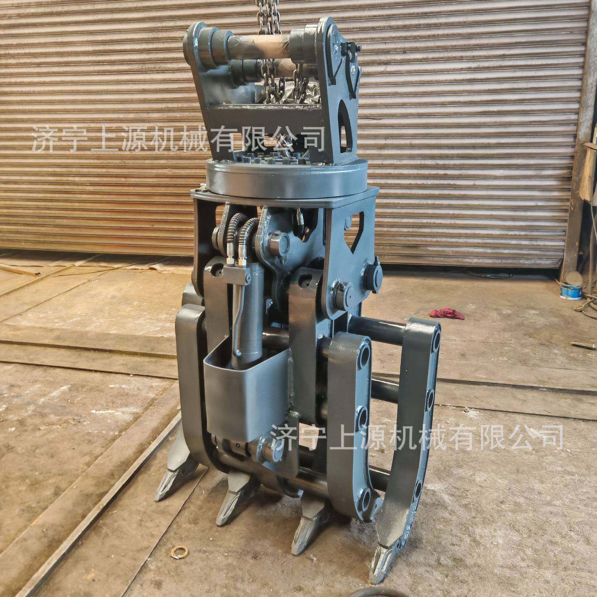 挖掘机属具抓木器工地抓废铁废料石头抓取机液压旋转挖机抓钢机,淘宝优惠券,粉丝福利购,淘宝优惠卷
