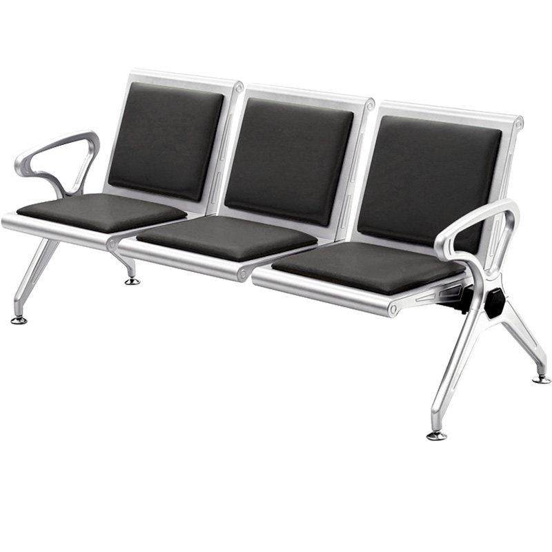 六角横梁升级款加厚三人位连排椅机场公共椅子车站等候椅候车长椅,淘宝优惠券,粉丝福利购,淘宝优惠卷