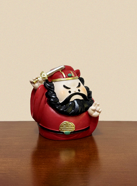 钟馗此职场防小人国潮桌面摆件