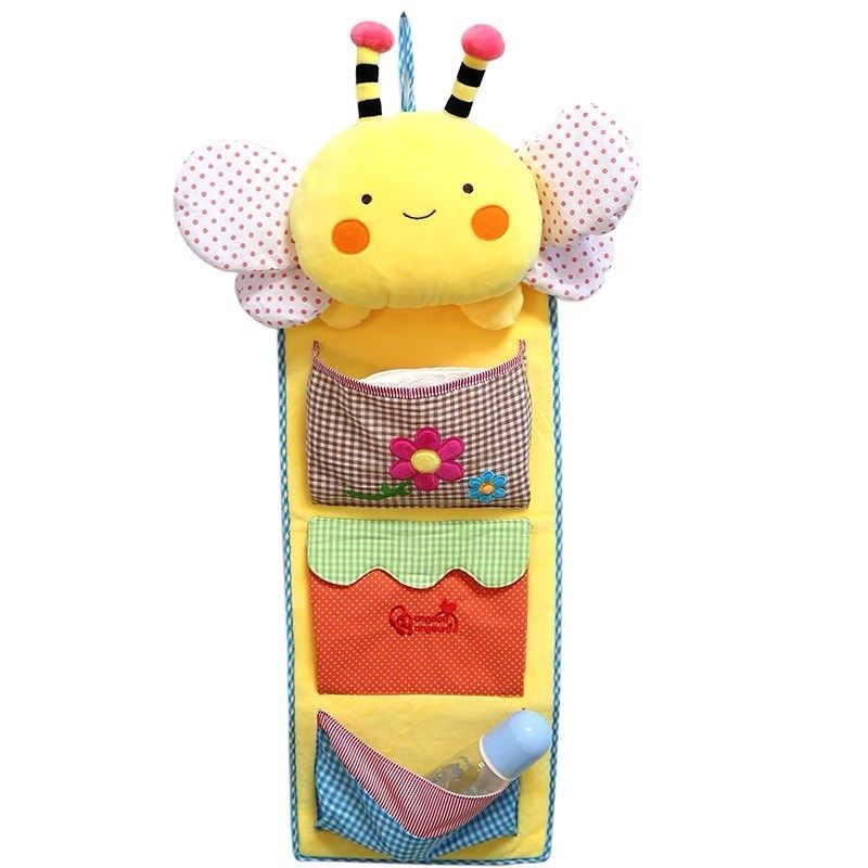 嘟嘟贞贞婴儿床上用品宝宝尿布袋婴儿床挂收纳袋新生儿卡通壁挂袋,淘宝优惠券,粉丝福利购,淘宝优惠卷